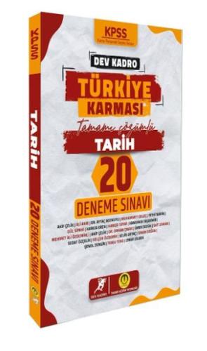 Tasarı Yayınları KPSS Tarih Dev Kadro Türkiye Karması 20 Deneme - - Ta