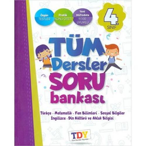4. Sınıf Tüm Dersler Soru Bankası - Kolektif - TDY Yayınları