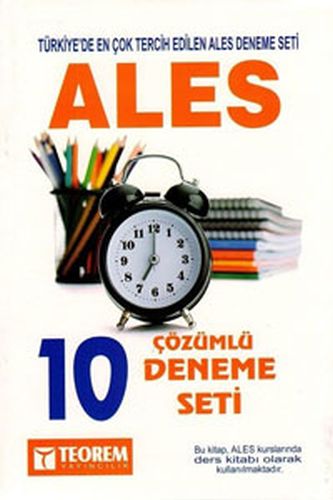 Teorem ALES 10 Çözümlü Deneme Seti - Komisyon - Teorem Yayınları