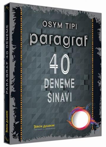 Paragraf 40 Deneme - Kolektif - Tercih Akademi Yayınları