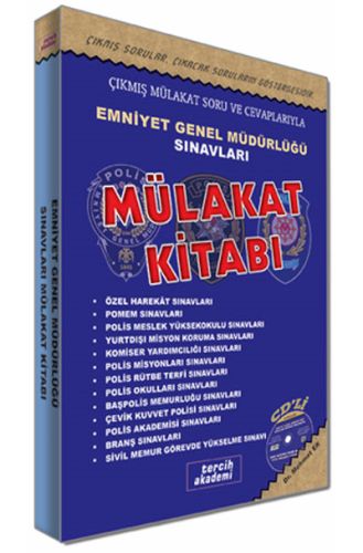 Tüm Polis Sınavlarına Yönelik Mülakat Kitabı - Mehmet Er - Tercih Akad