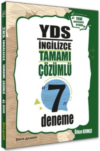 Tercih Akademi Yayınları YDS İngilizce Tamamı Çözümlü 7 Deneme - Özkan