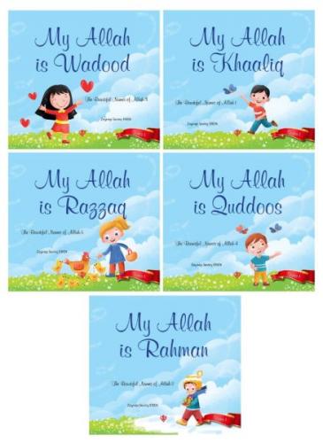 The Beautiful Names Of Allah 1 - 5 Book Set - Zeynep Sevinç Eren - Tür