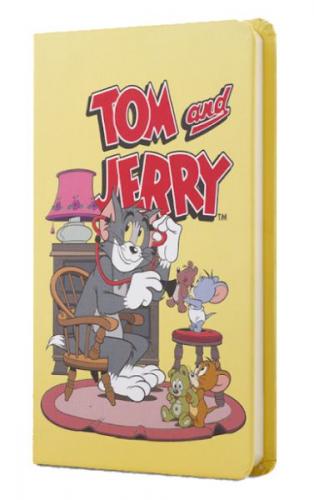 Tom And Jerry Sert Kapak Mini Defter Sarı - - Mabbels