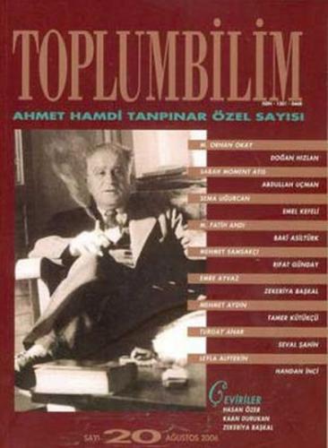Toplumbilim Sayı: 20Ahmet Hamdi Tanpınar Özel Sayısı - Ahmet Hamdi Tan