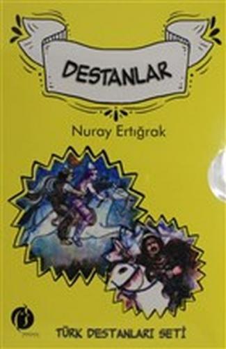 Türk Destanları Seti (5 Kitap Takım) - Nuray Ertığrak - Herdem Kitap