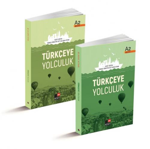 Türkçeye Yolculuk: A2 Ders Kitabı - A2 Çalışma Kitabı (2 Kitap Set) - 