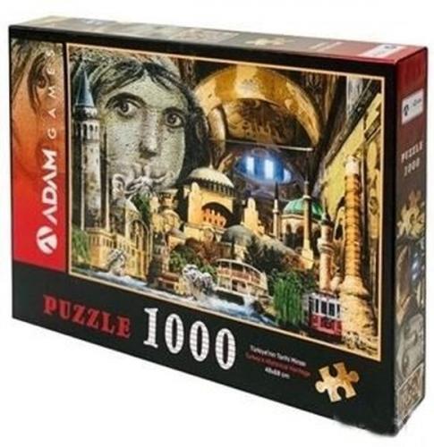 Türkiye'nin Tarihi Mirası 1000 Parça Puzzle (48x68) - - Adam Games