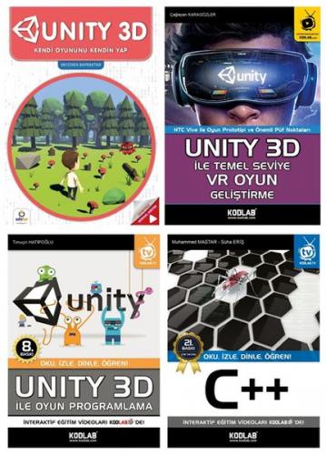 Unity 3D Eğitim Seti (4 Kitap Takım) - Kolektif - Kodlab Yayın Dağıtım