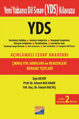 Çıkmış YDS Soruları ve Deneme Testleri - İsmail Boztaş - Siyasal Kitab