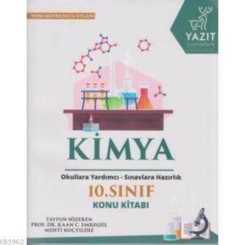 2019 10. Sınıf Kimya Konu Kitabı - Tayfun Sözeren - Yazıt Yayınları