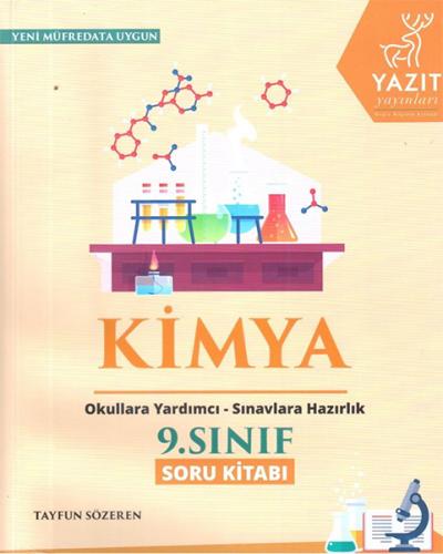 2019 9. Sınıf Kimya Soru Kitabı - Tayfun Sözeren - Yazıt Yayınları