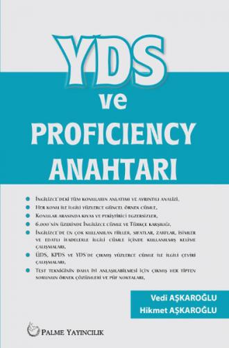 YDS ve Proficiency Anahtarı - Vedi Aşkaroğlu - Palme Yayıncılık - Hazı
